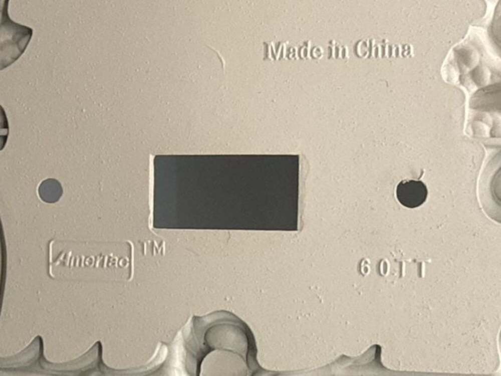 Amertac Cast Metal Antique White Switch & Outlet Plate Covers Lot Cottagecore - Picture 13 of 13